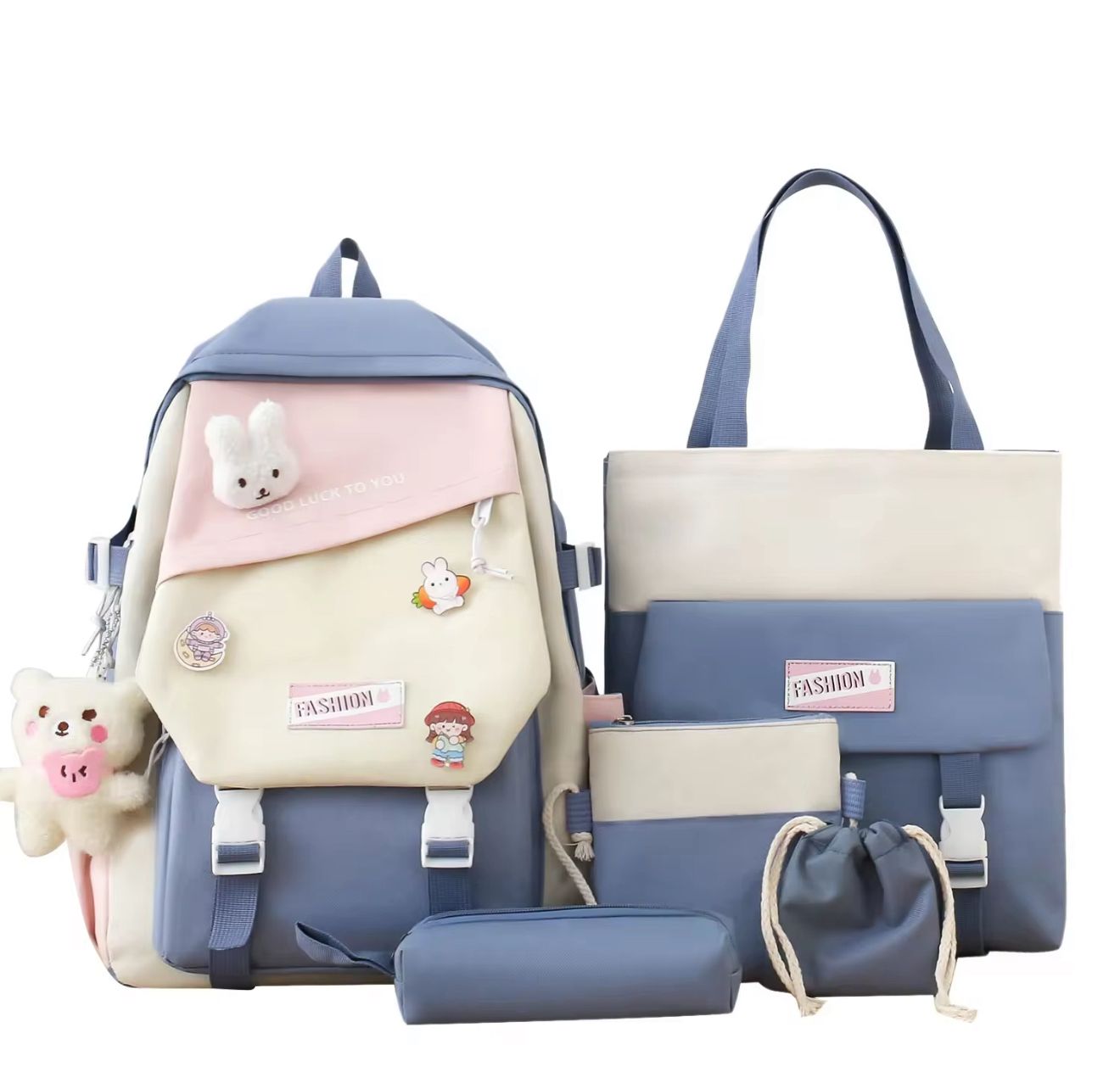 SET BOLSOS PARA NIÑA 5 EN 1 MODELO 3
