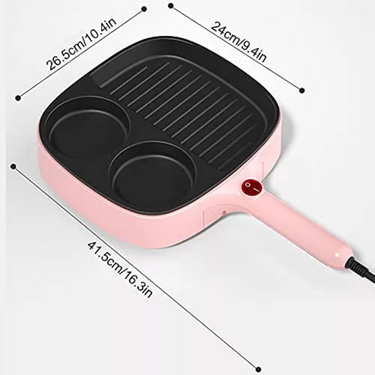 Plancha  Eléctrica 3 En 1 Para Cocina
